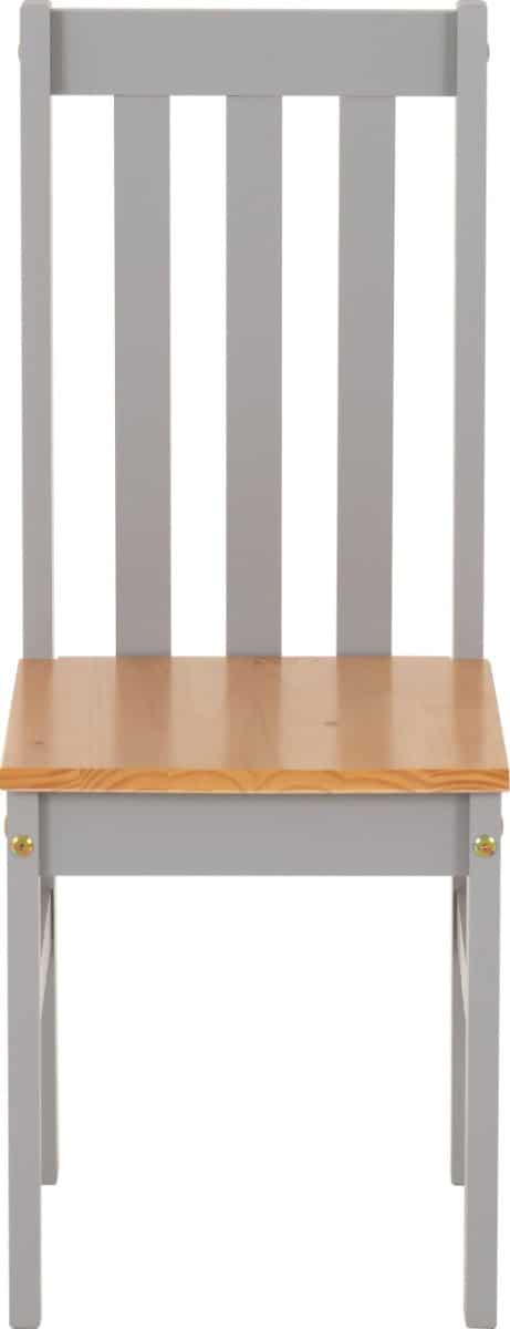Ludlow 1+4 Dining Set - Grey Slate/Oak Lacquer - Image 8