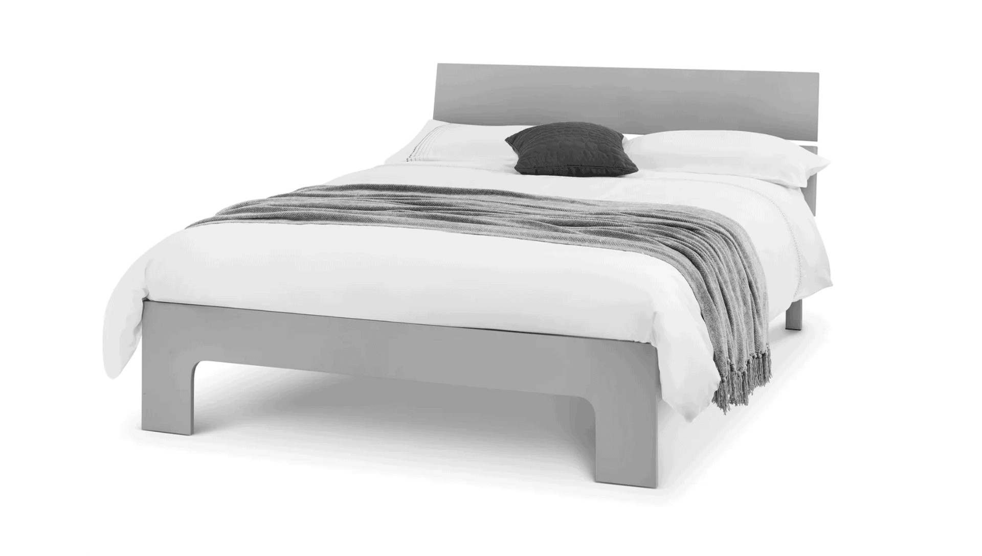 New York 5ft Bedframe - Grey - Image 3