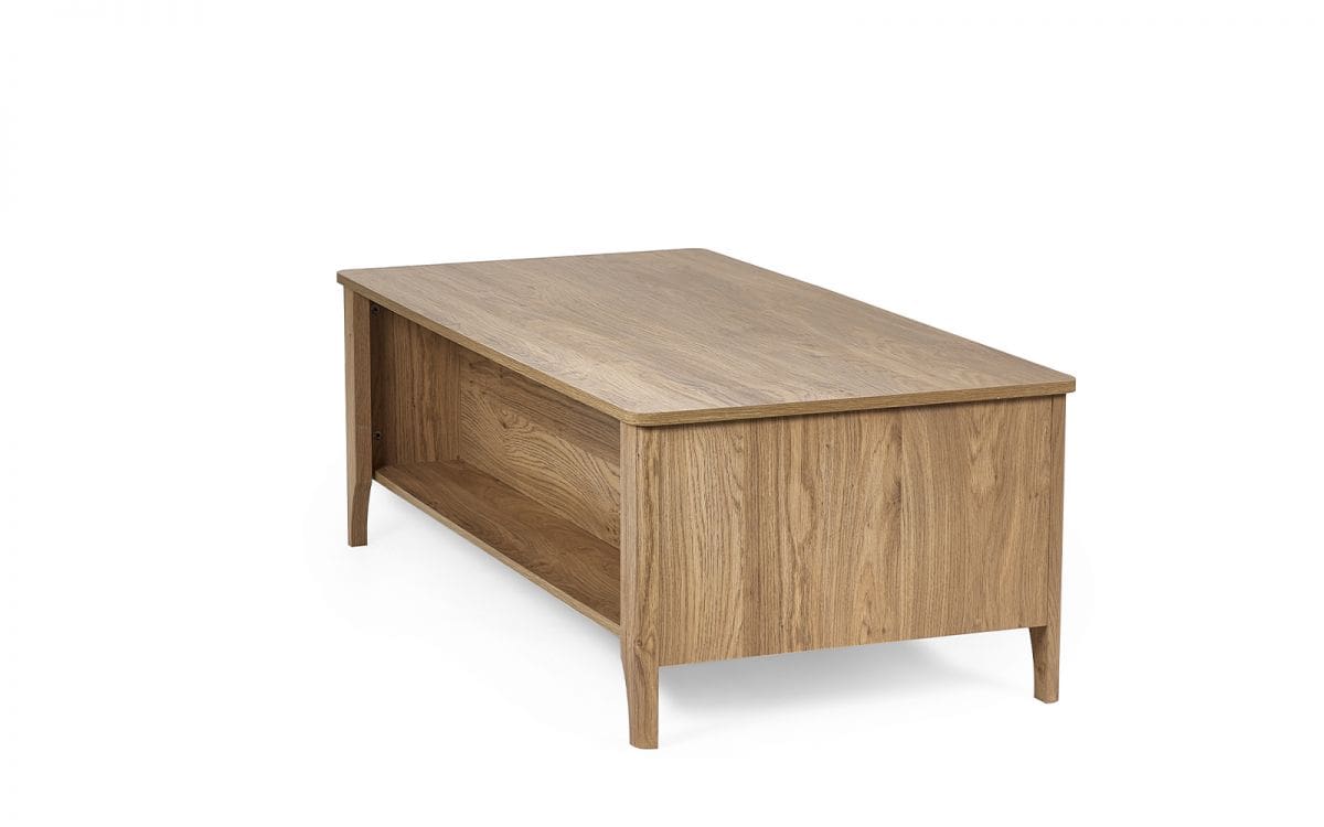 Sydenham 2 Drawer Coffee Table - Oak - Image 5