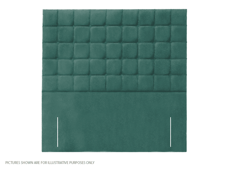 Apollo 6ft Prague Headboard - Velvet Turquoise | Buy Online | Beds.ie