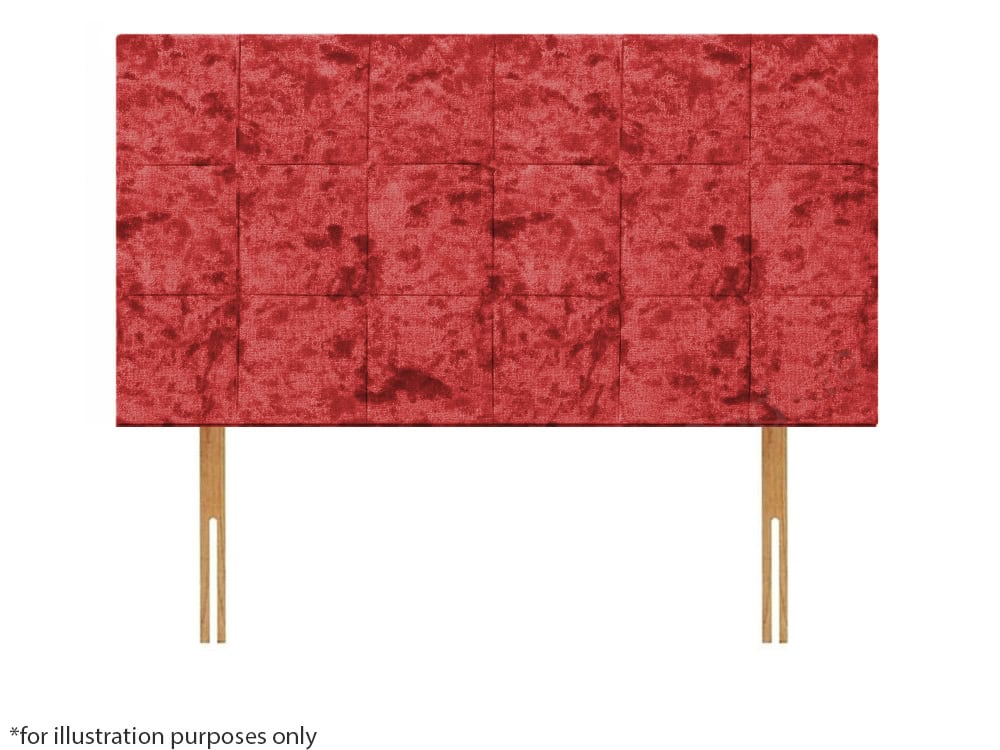 Apollo 5ft Croydon Headboard - Glitz Red | Buy Online | Beds.ie