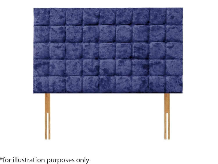 Apollo 6ft Boston Headboard - Glitz Navy | Buy Online | Beds.ie