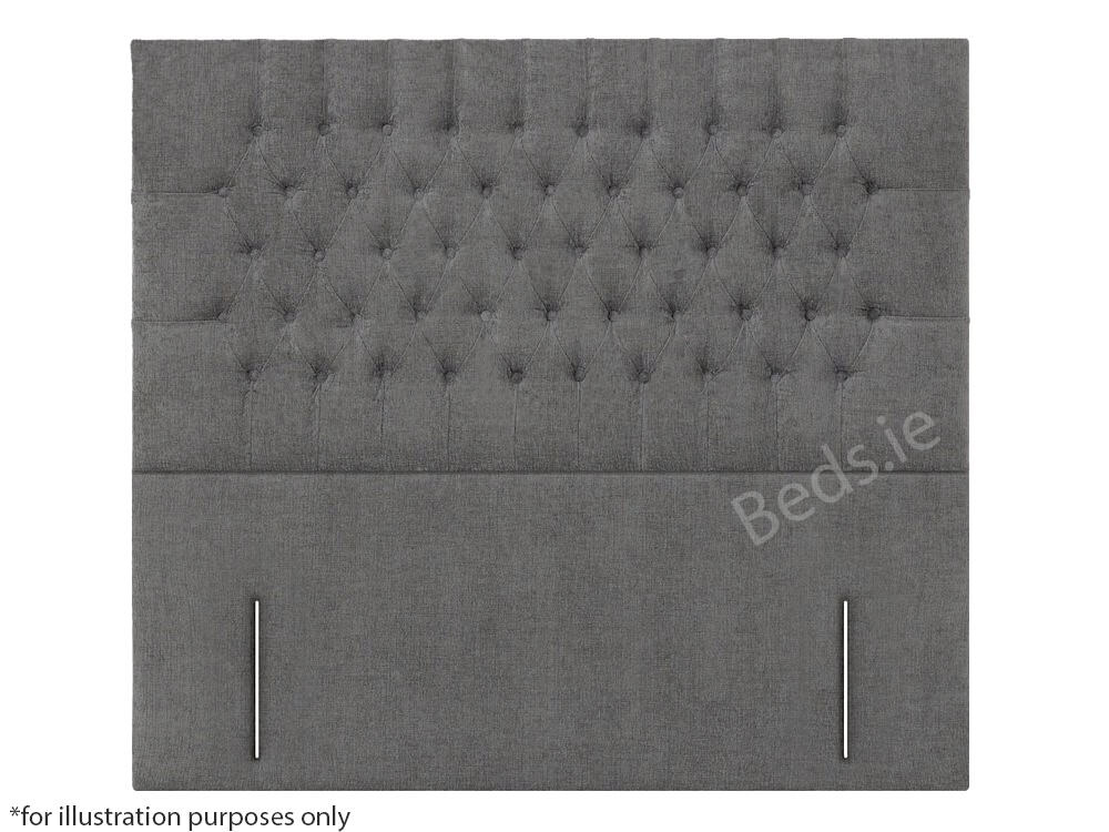 Apollo 2ft6 New York Headboard - Azzure Grey | Buy Online | Beds.ie