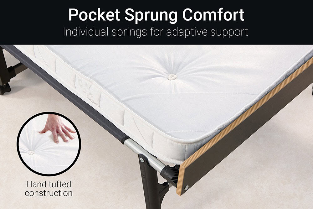 Jaybe Grand 4ft Folding Bed with e-Pocket Mattress - 126205 - Image 7