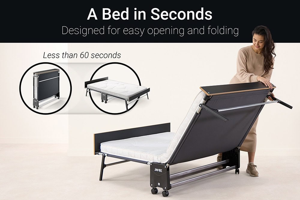 Jaybe Grand 4ft Folding Bed with e-Pocket Mattress - 126205 - Image 8