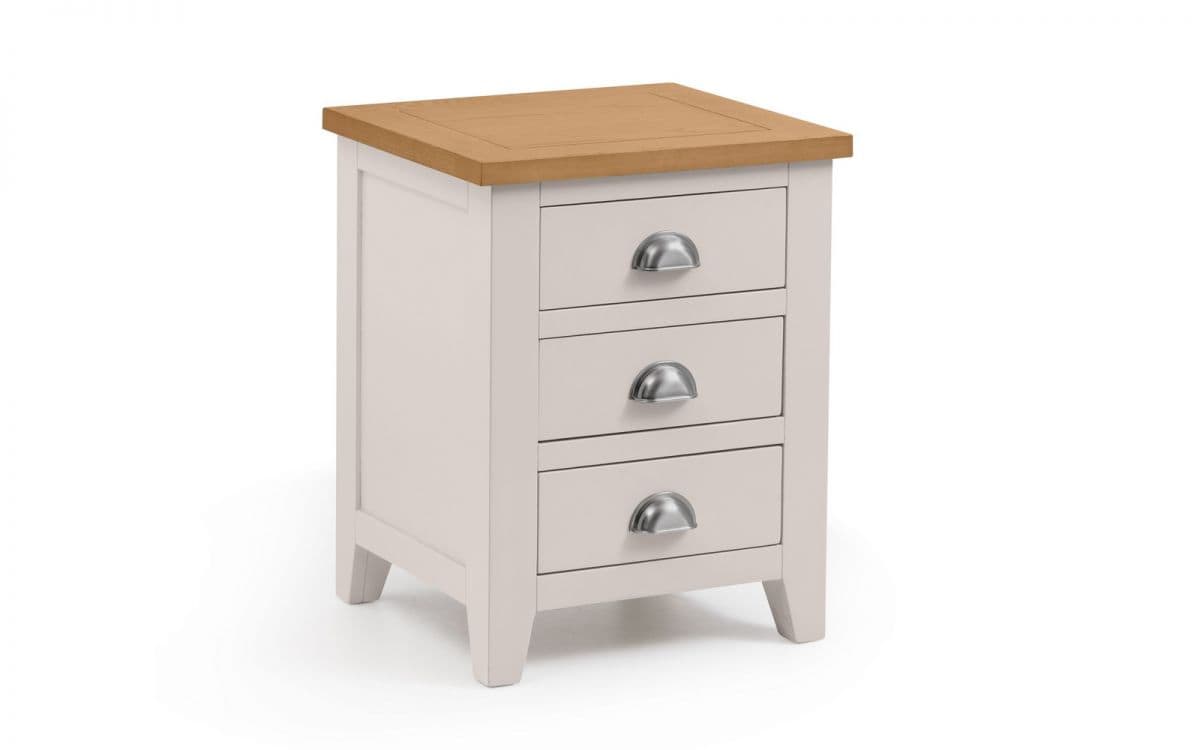 Hayley 3 Drawer Bedside - Elephant Grey | Buy Online | Beds.ie