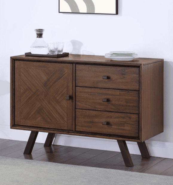Nevada Double Sideboard - Dark Wood | Buy Online | Beds.ie
