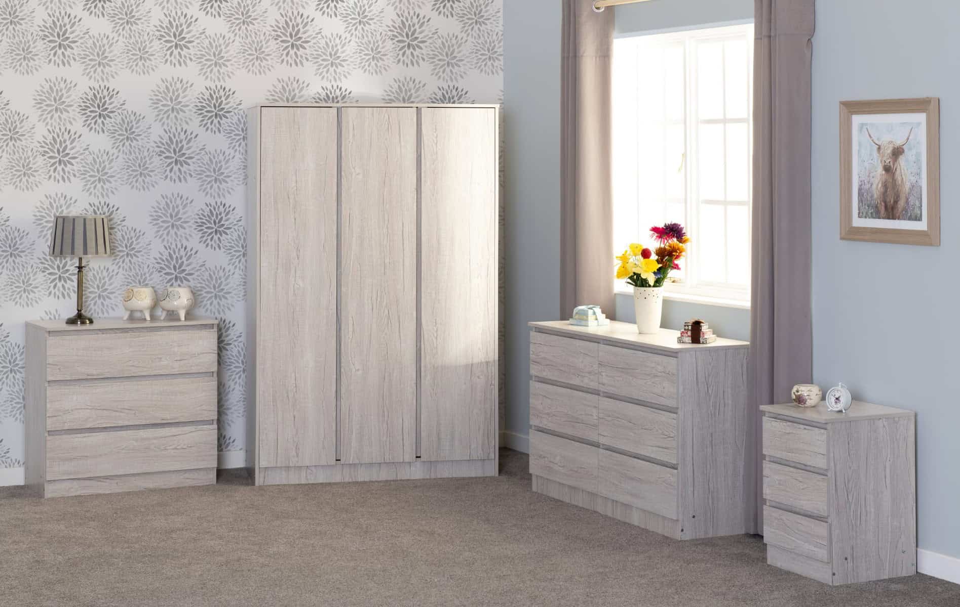 Malvern 4 Drawer Chest - Urban Snow - Image 7