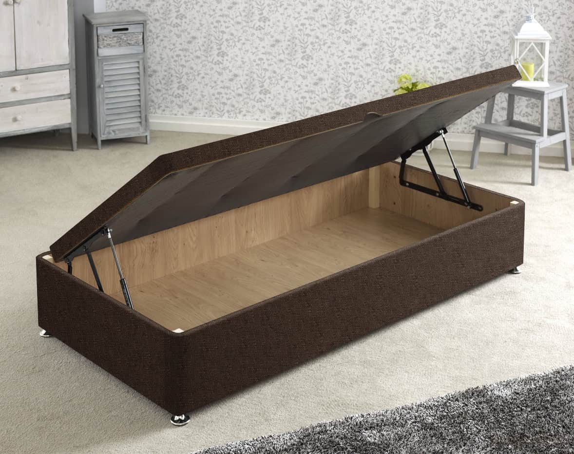 Apollo 3ft Azzure Brown Side Ottoman Base | Buy Online | Beds.ie