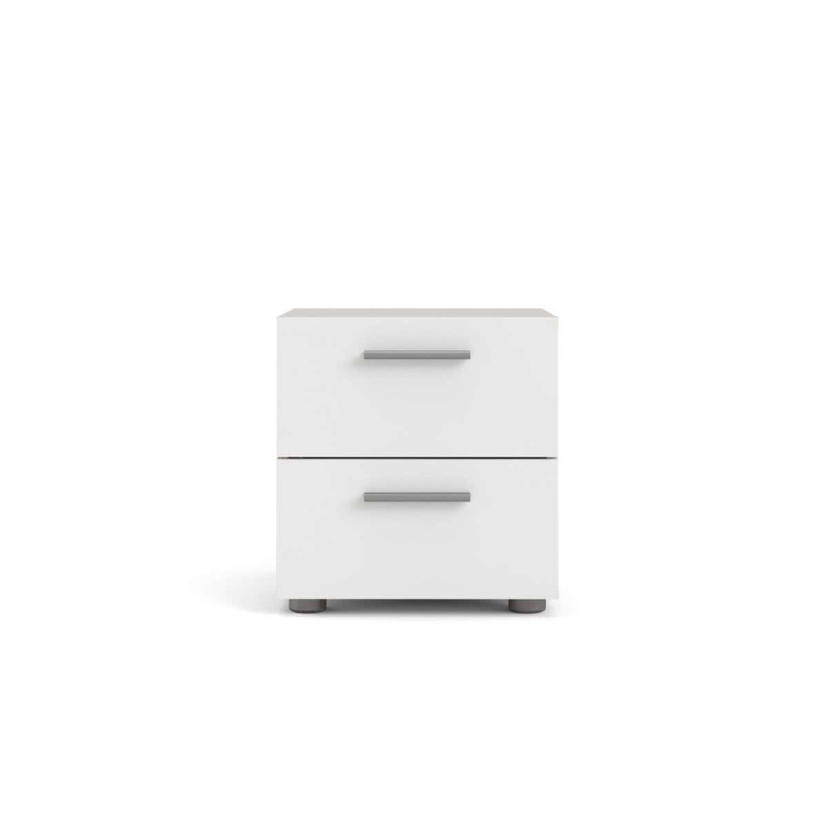 Pepe Nightstand - Oak with White High Gloss | Buy Online | Beds.ie
