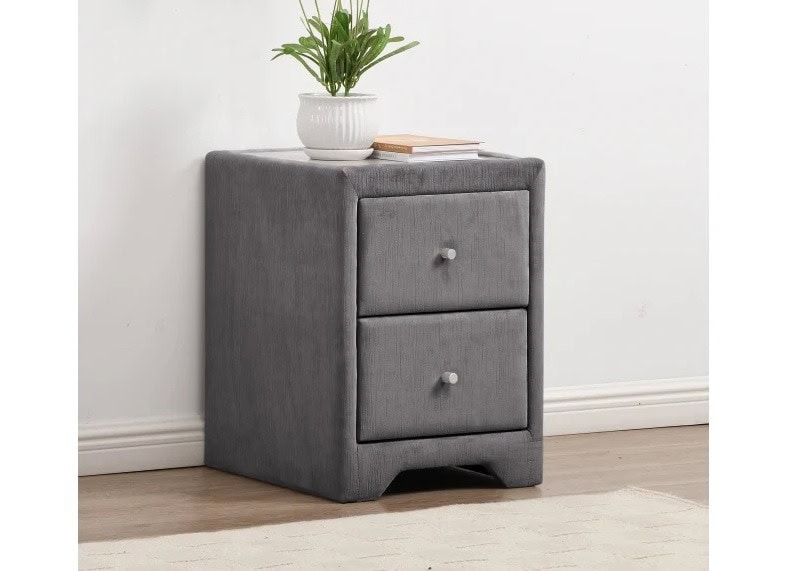 Kilkenny Bedside Locker - Grey - Image 2