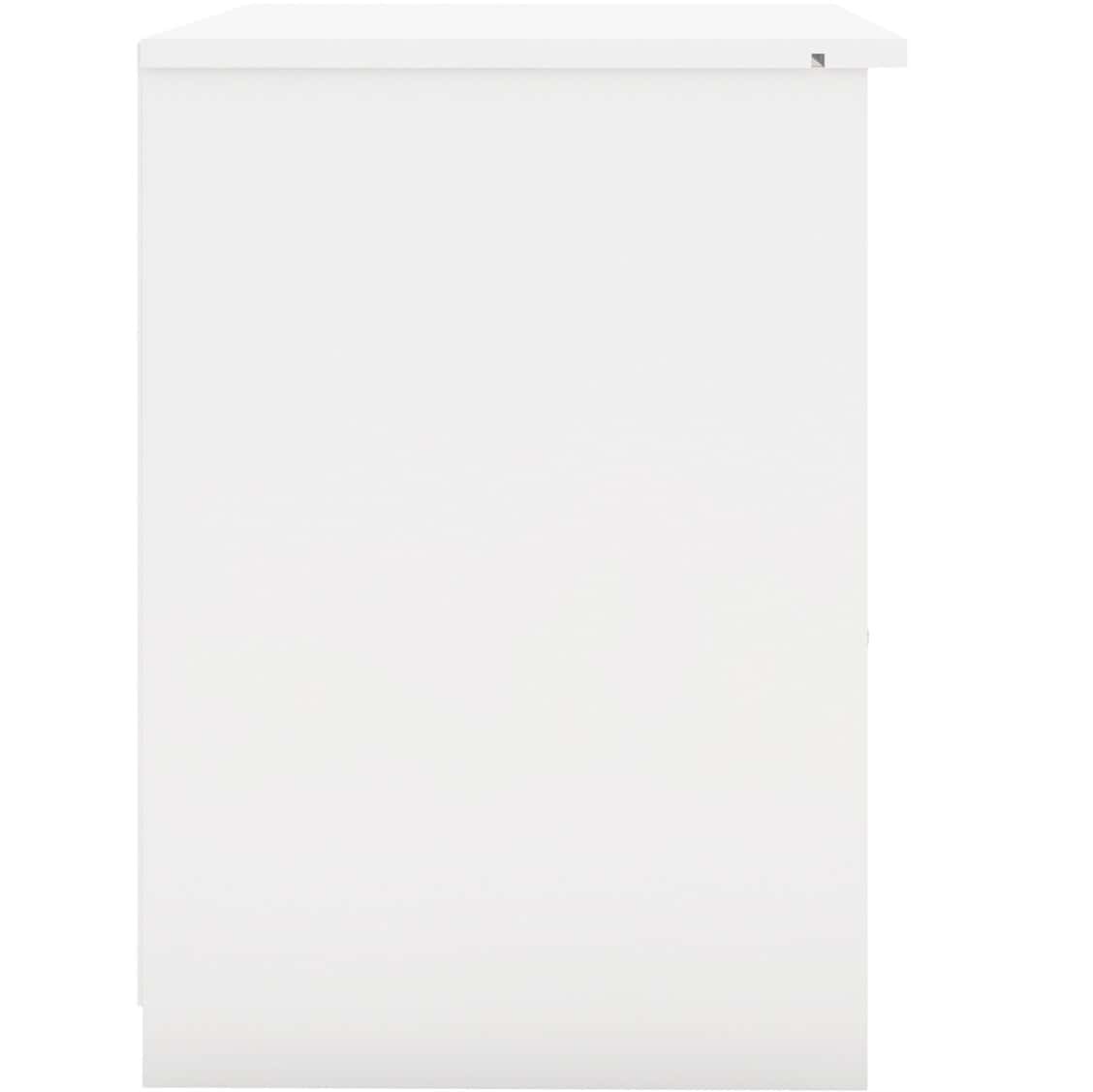 Nevada Sliding Door Bedside (Set of 2) - White Gloss - Image 4