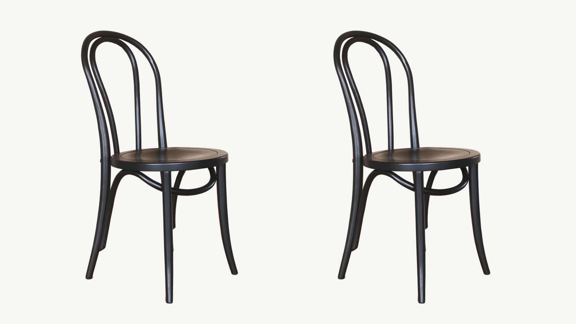 Sylvia Dining Chair - Black (Set of 2) | Buy Online | Beds.ie