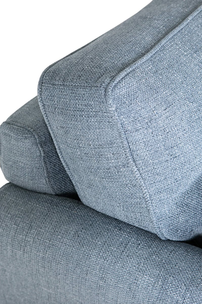 Cantrell 3 Seater Sofa - Blue - Image 5