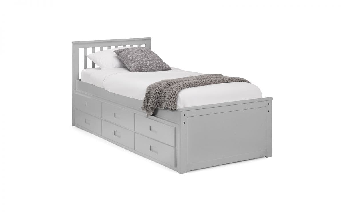 Arya Bedframe with Underbed - Dove Grey - Image 2