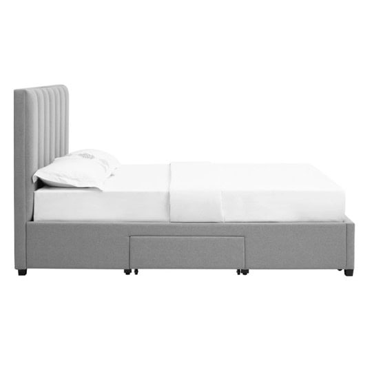 Hove 5ft Four Drawer Bedframe - Grey - Image 8