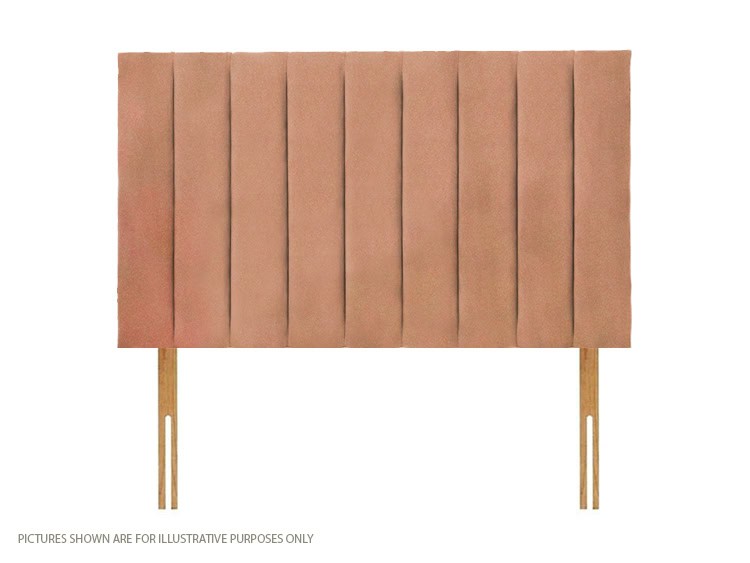 Apollo 2ft6 Dartford Headboard - Velvet Pink | Buy Online | Beds.ie