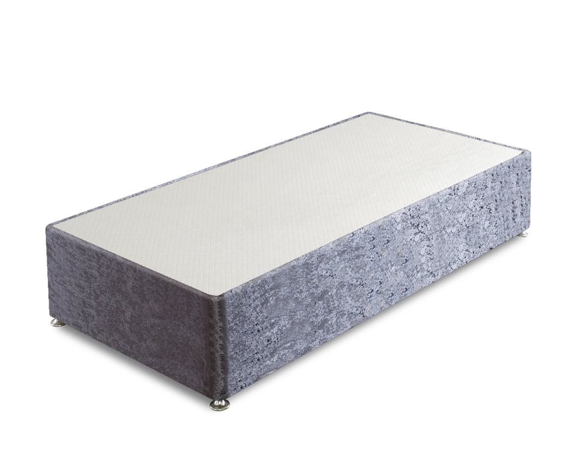 Apollo 2ft6 Glitz Grey Divan Base | Buy Online | Beds.ie
