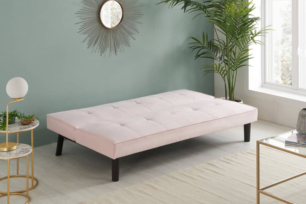 Aurora Sofa Bed - Blush Pink - Image 2