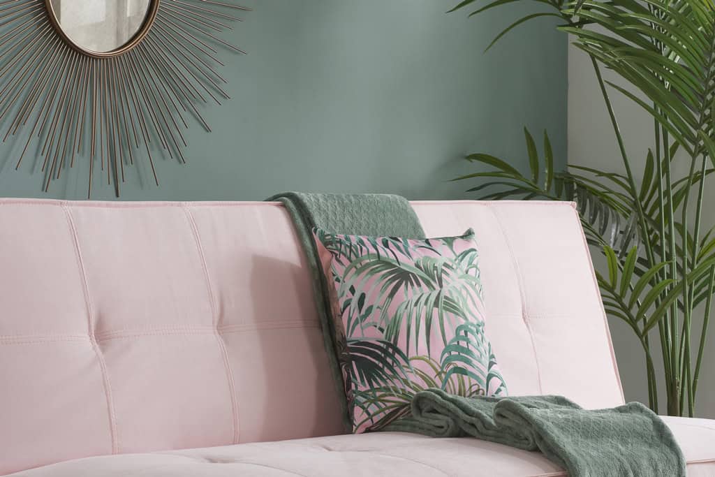 Aurora Sofa Bed - Blush Pink - Image 3