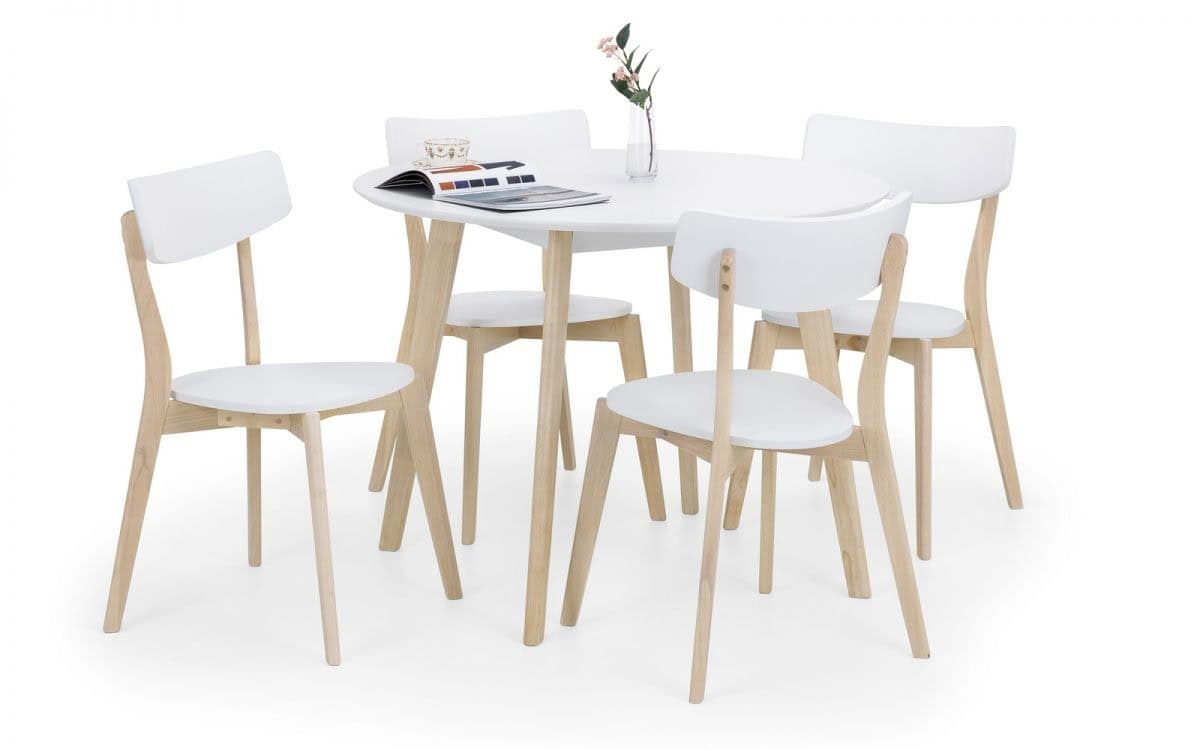 Ronda Round Dining Table - White - Image 2