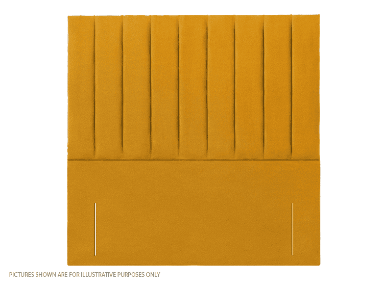 Apollo 4ft6 Madrid Headboard - Velvet Gold | Buy Online | Beds.ie
