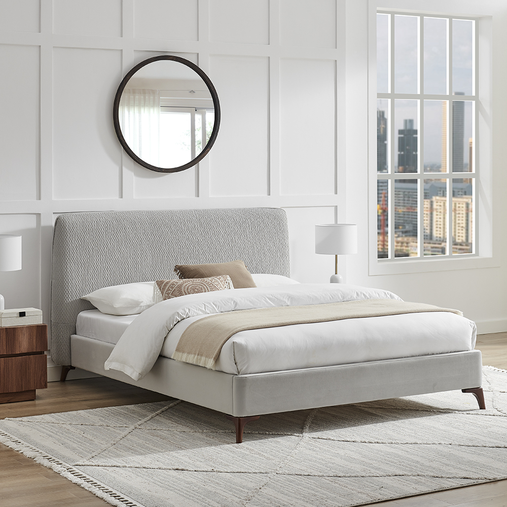 Limelight Dawn 4ft6 Bedframe - Grey 01