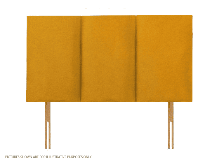 Apollo 6ft Southport Headboard - Velvet Gold | Buy Online | Beds.ie