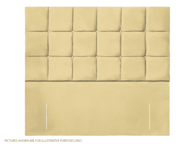 Apollo 4ft Venice Headboard - Velvet Cream | Buy Online | Beds.ie