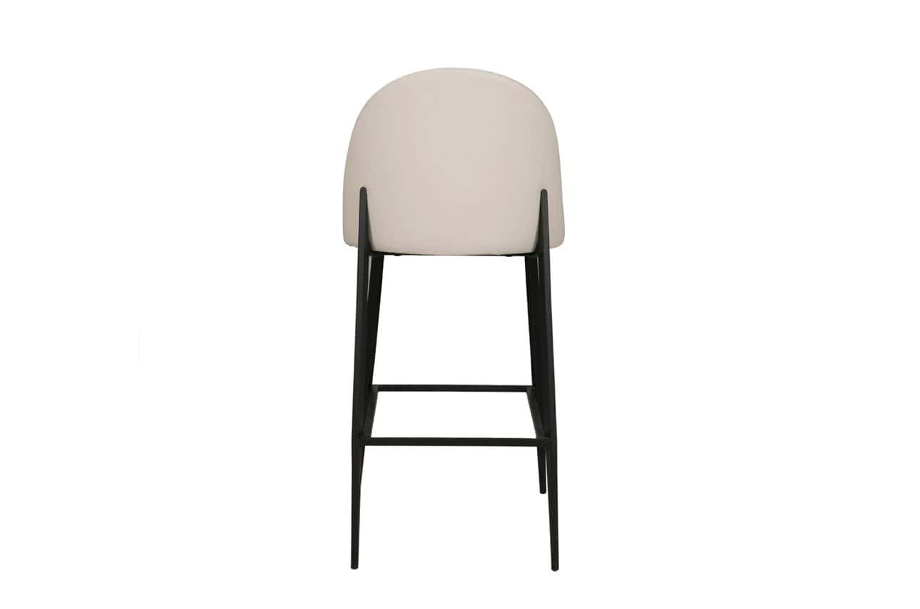 Valent Bar Chair - Taupe Leather - Image 4