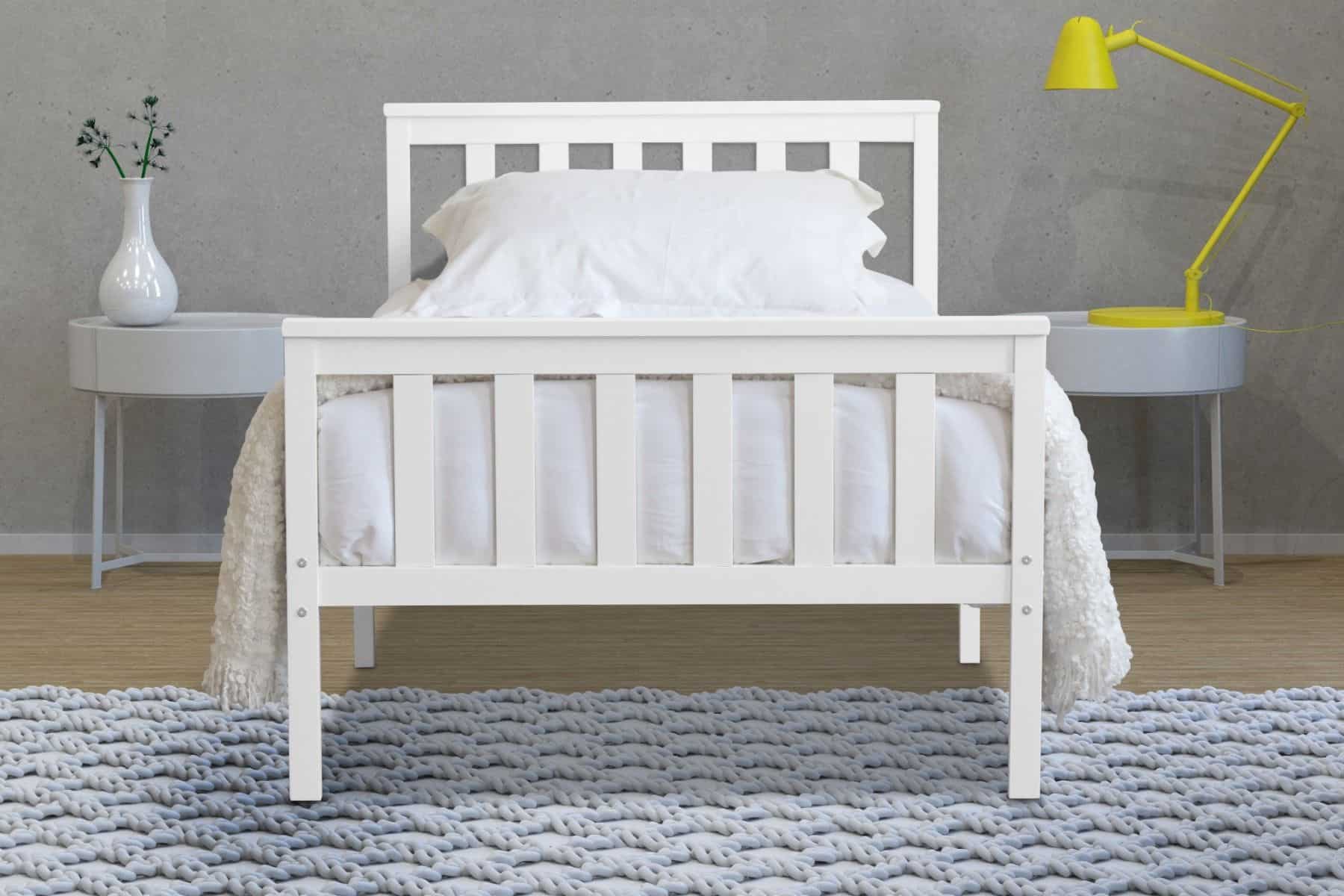 Flintshire 3ft Marnel Bedframe - White | Buy Online | Beds.ie