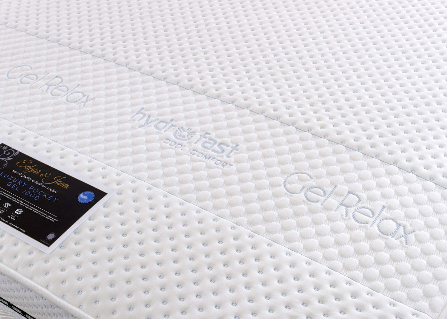 Edgar & Jones 6ft Luxury Pocket Gel 1000 Mattress - Image 2
