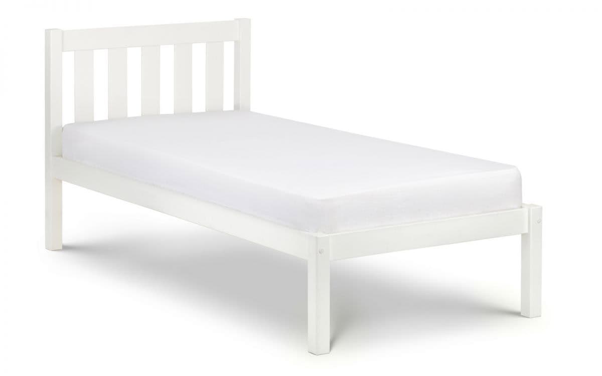 4ft6 Deluna Bedframe - Surf White - Image 4