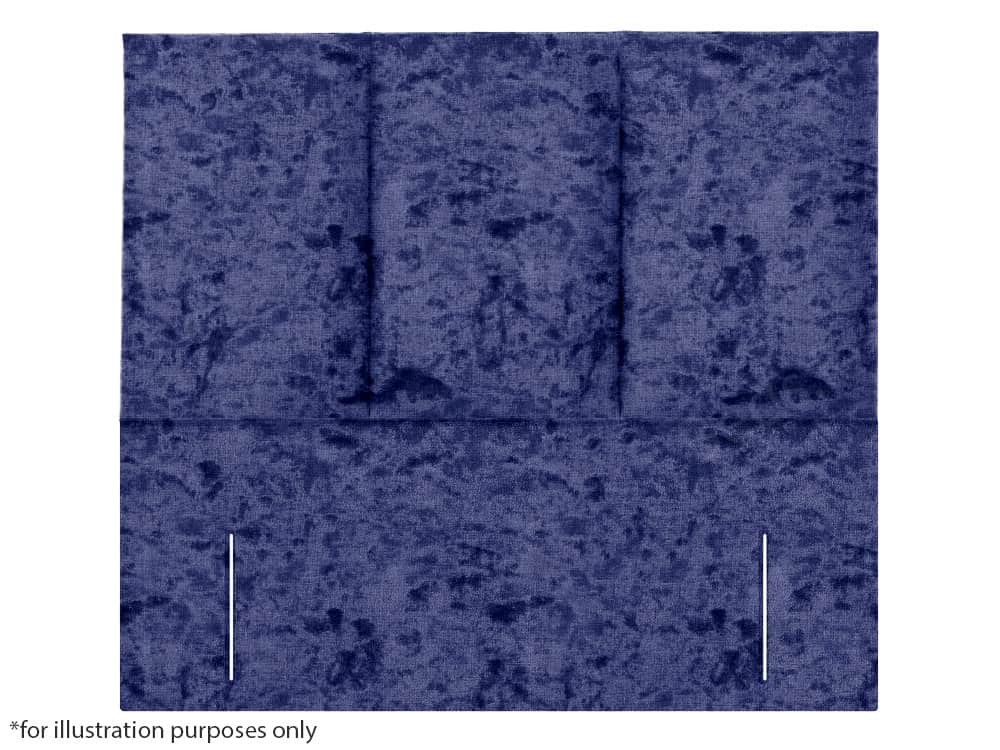 Apollo 3ft6 Monaco Headboard - Glitz Navy | Buy Online | Beds.ie