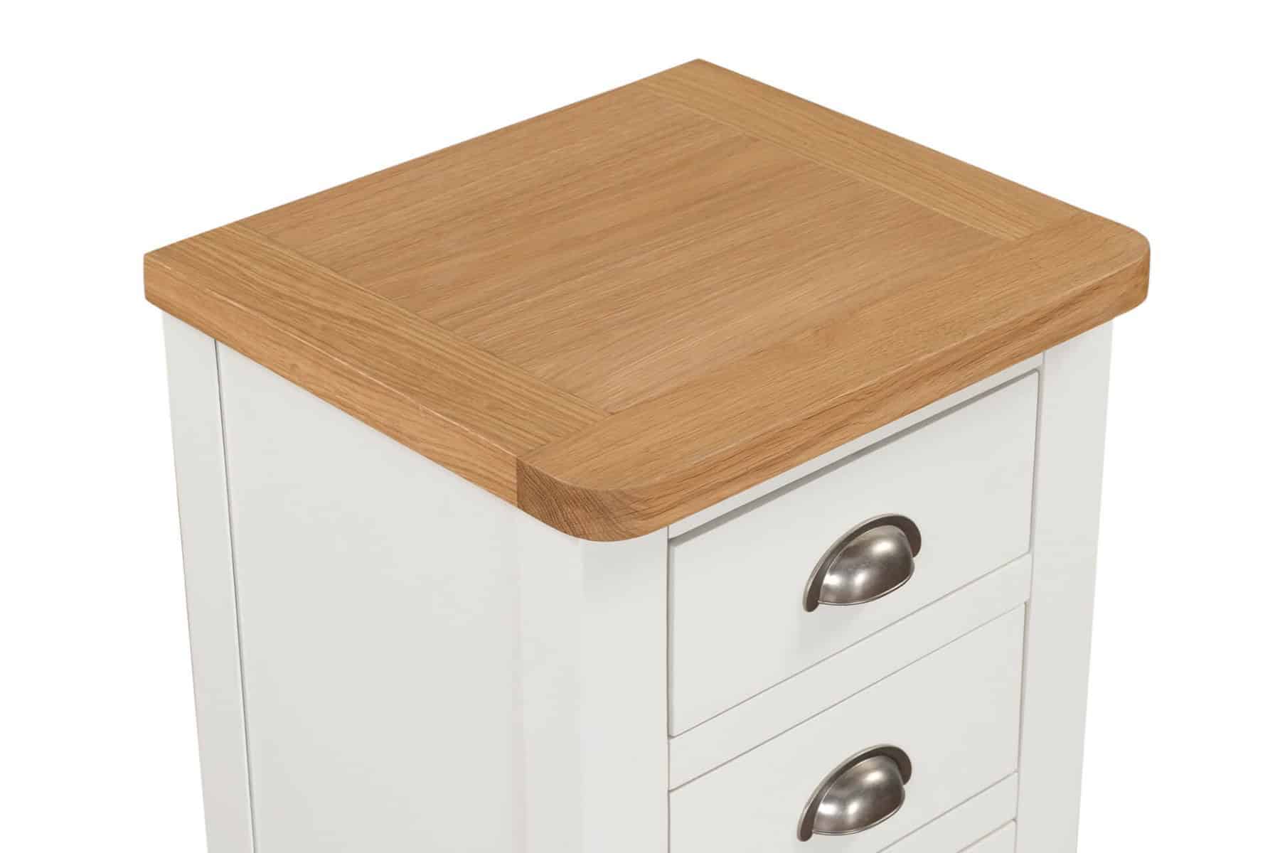 Mellor 3 Drawer Bedside - Cashmere - Image 5