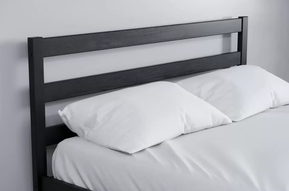4ft Luka Bedframe - Black - Image 2