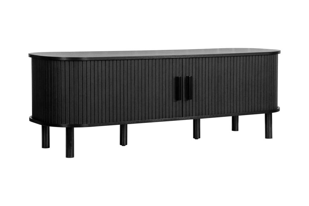 Axel Fluted TV Unit - Black | Buy Online | Beds.ie