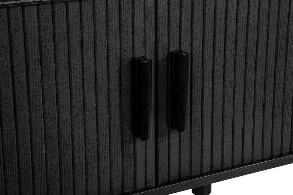 Axel Fluted TV Unit - Black - Image 5