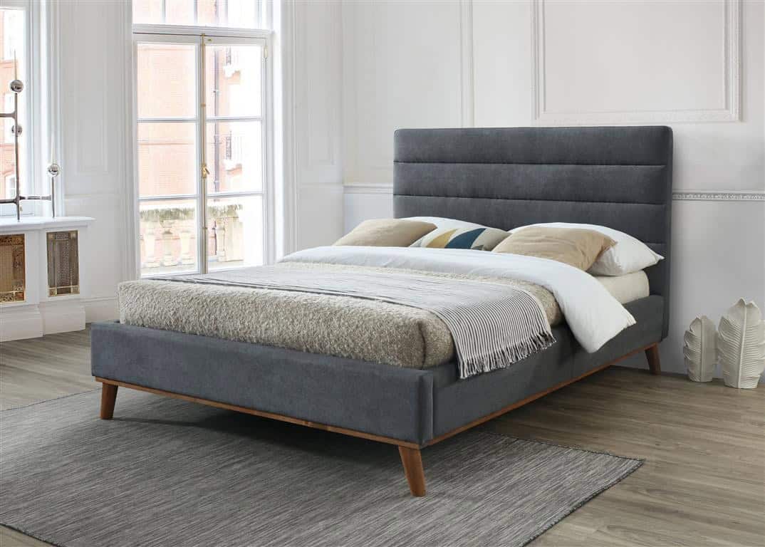 Mayfair 5ft Bedframe - Dark Grey | Buy Online | Beds.ie