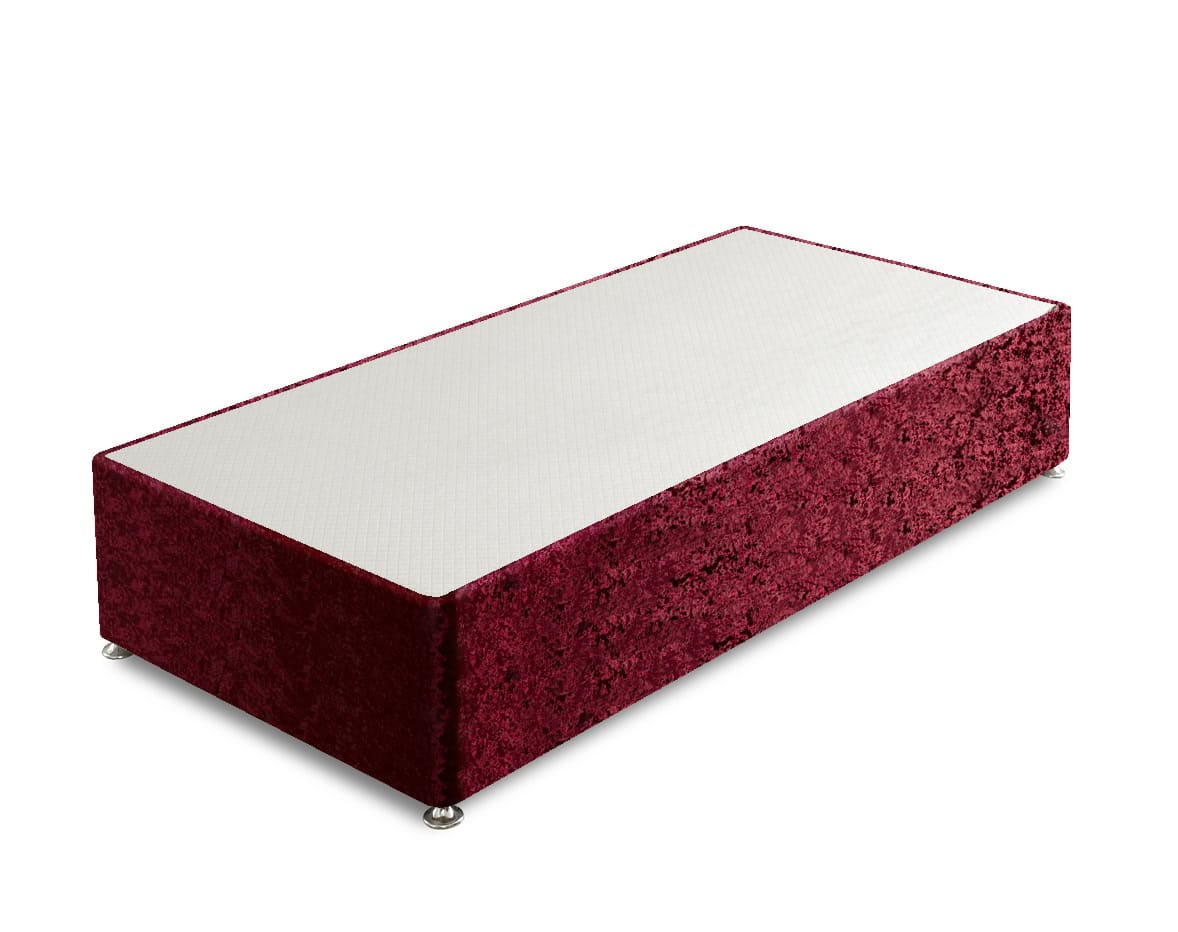 Apollo 2ft6 Glitz Red Divan Base | Buy Online | Beds.ie