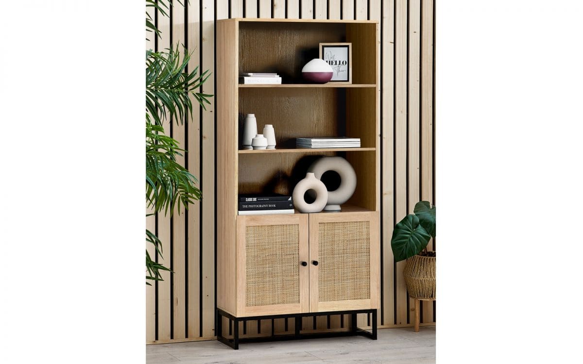 Corbridge Tall Bookcase - Oak | Buy Online | Beds.ie