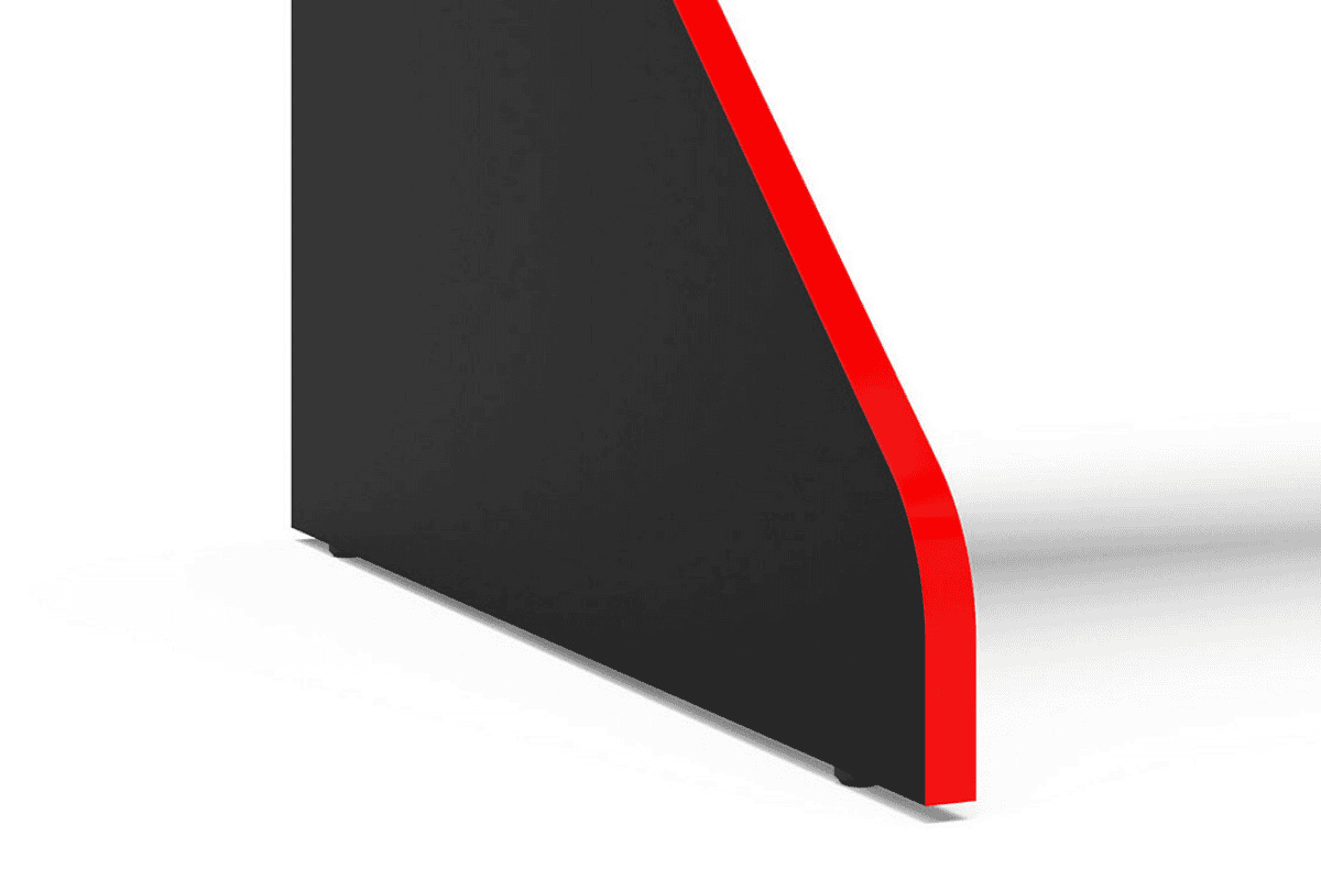 Enzo Gaming Computer Desk - Black & Red - Image 5