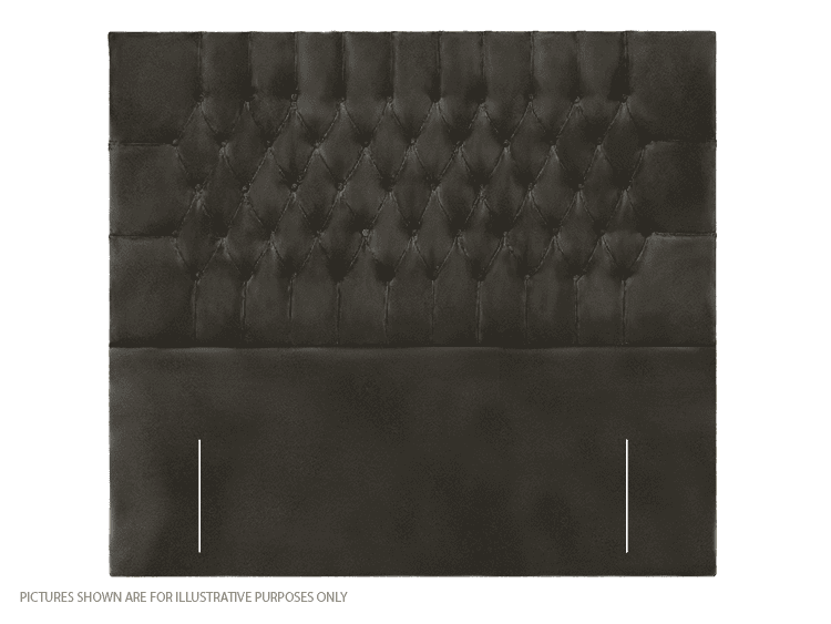 Apollo 2ft6 New York Headboard - Velvet Dark Grey | Buy Online | Beds.ie