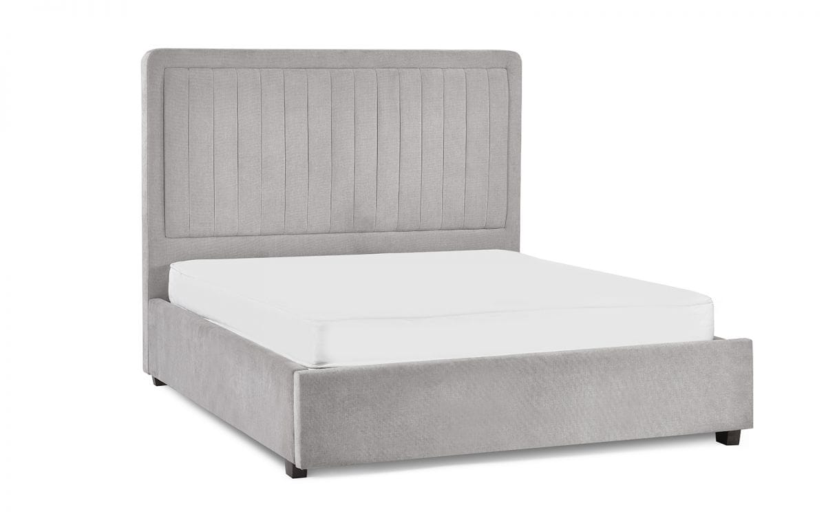 Samira 5ft Bedframe - Grey Velvet - Image 3