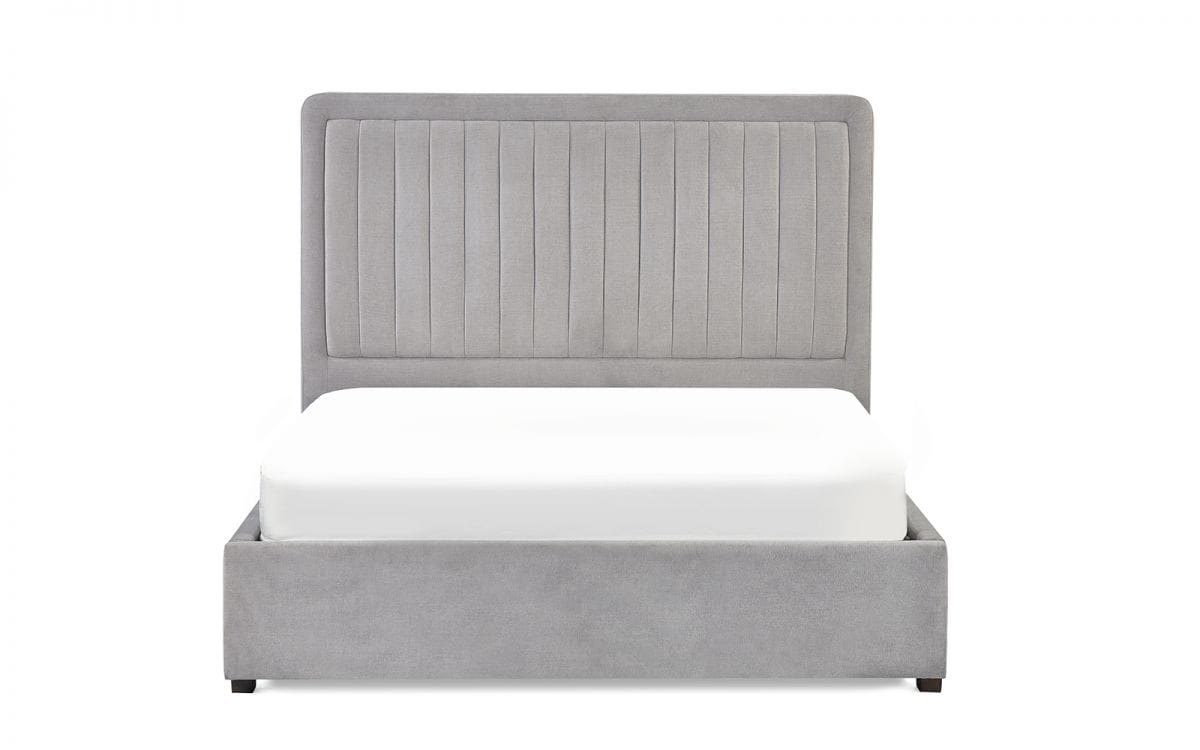 Samira 5ft Bedframe - Grey Velvet - Image 4