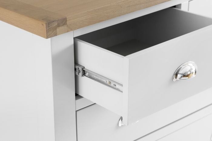 Douglas 6 Drawer Chest - White & Oak - Image 3