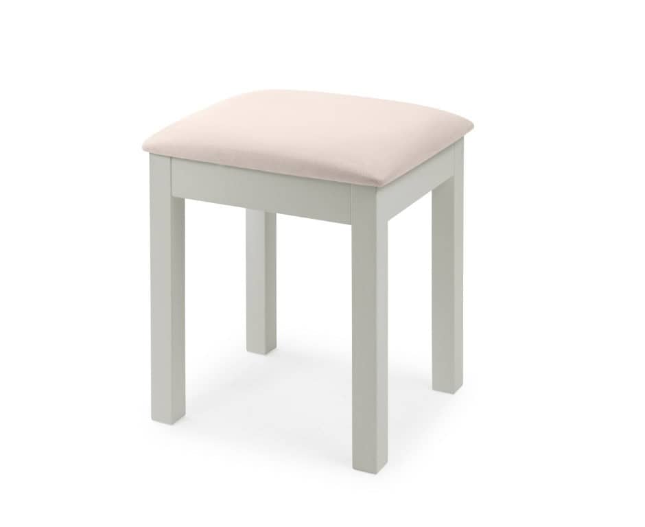 Braid Dressing Stool - Dove Grey | Buy Online | Beds.ie