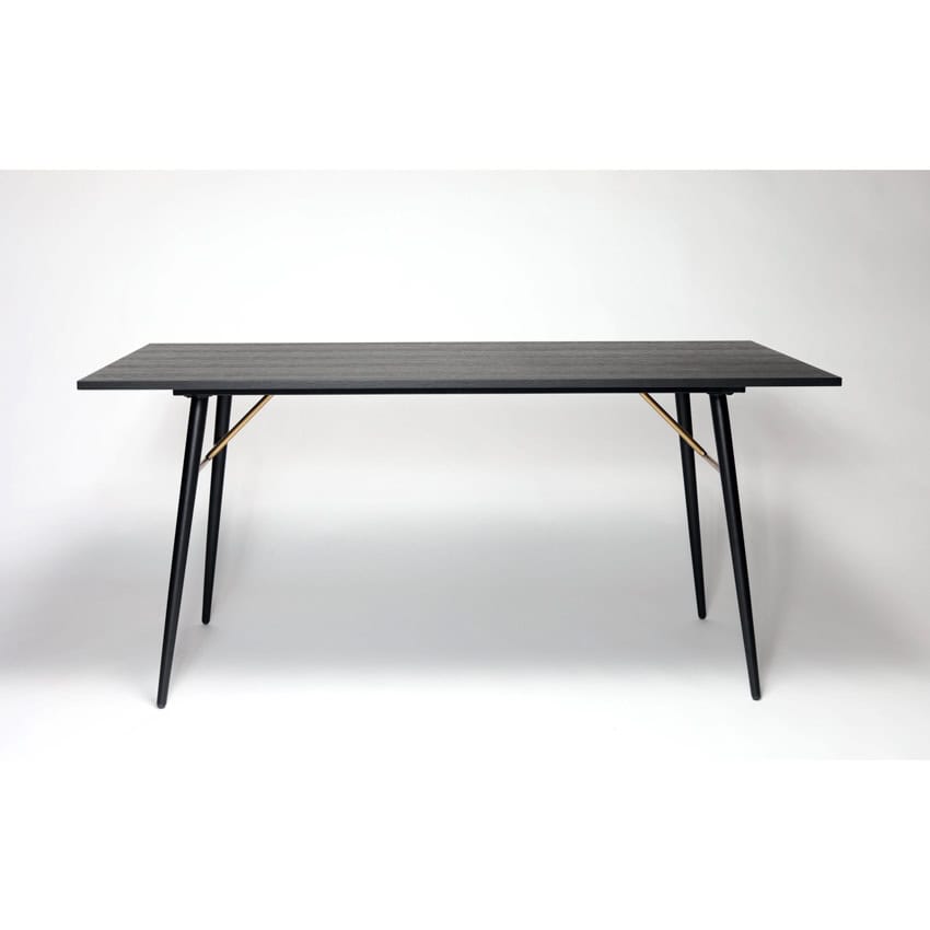 Barcelona Dining Table (1200) - Black & Copper - Image 2