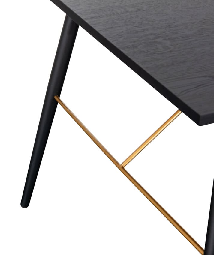 Barcelona Dining Table (1200) - Black & Copper - Image 3