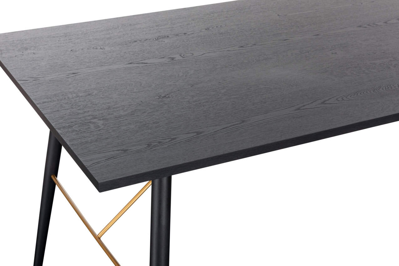 Barcelona Dining Table (1200) - Black & Copper - Image 4